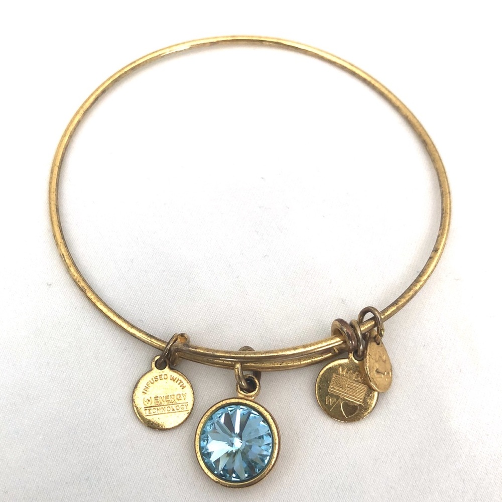 Alex & Ani | Aquamarine March Birthstone Bracelet